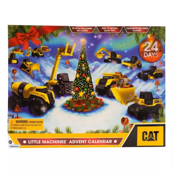 NWT CAT Tractor Construction Machine Advent Calendar Christmas Holiday - Picture 2 of 6